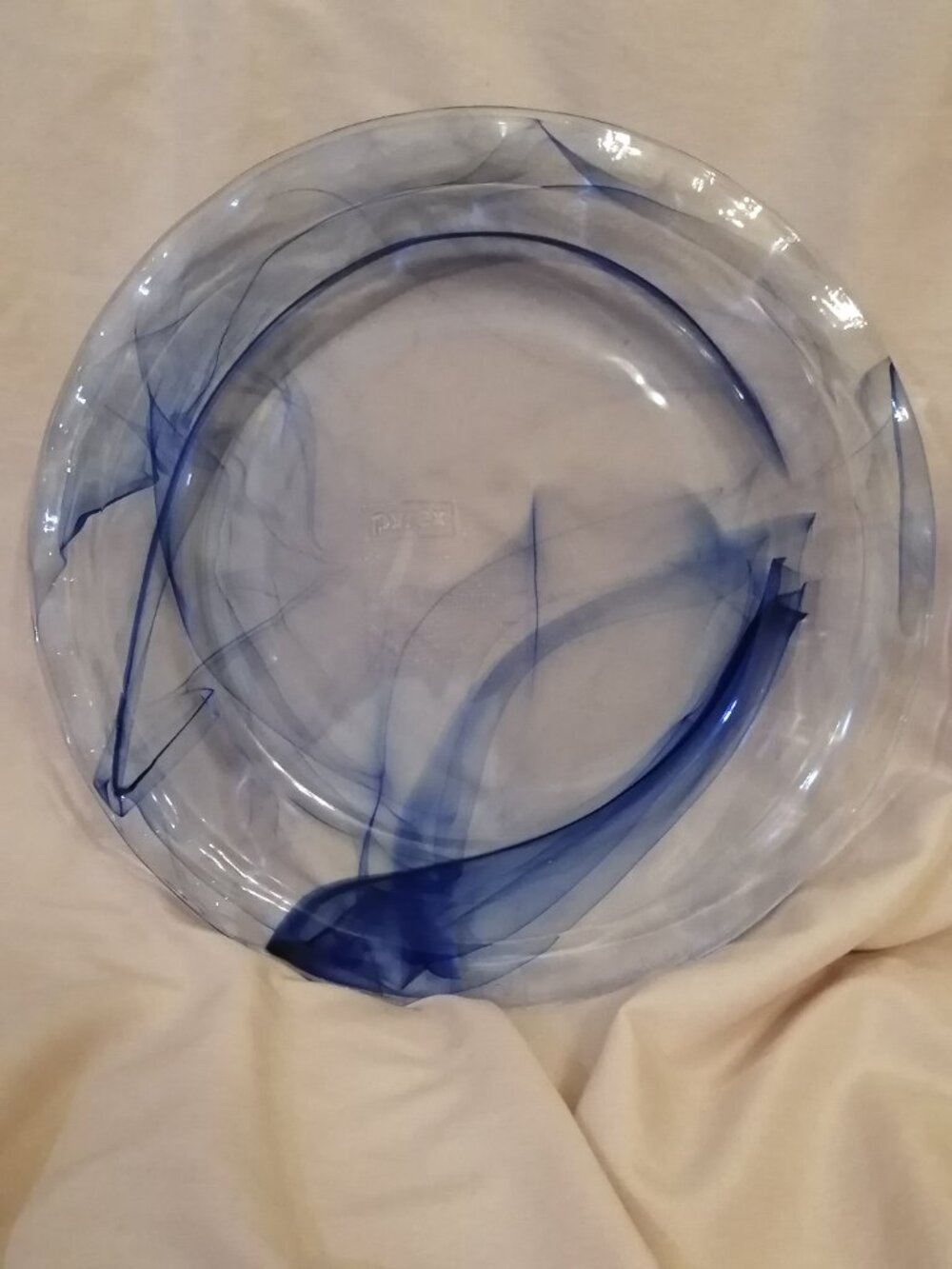 Limited Edition Pyrex Watercolor Pie Plate
